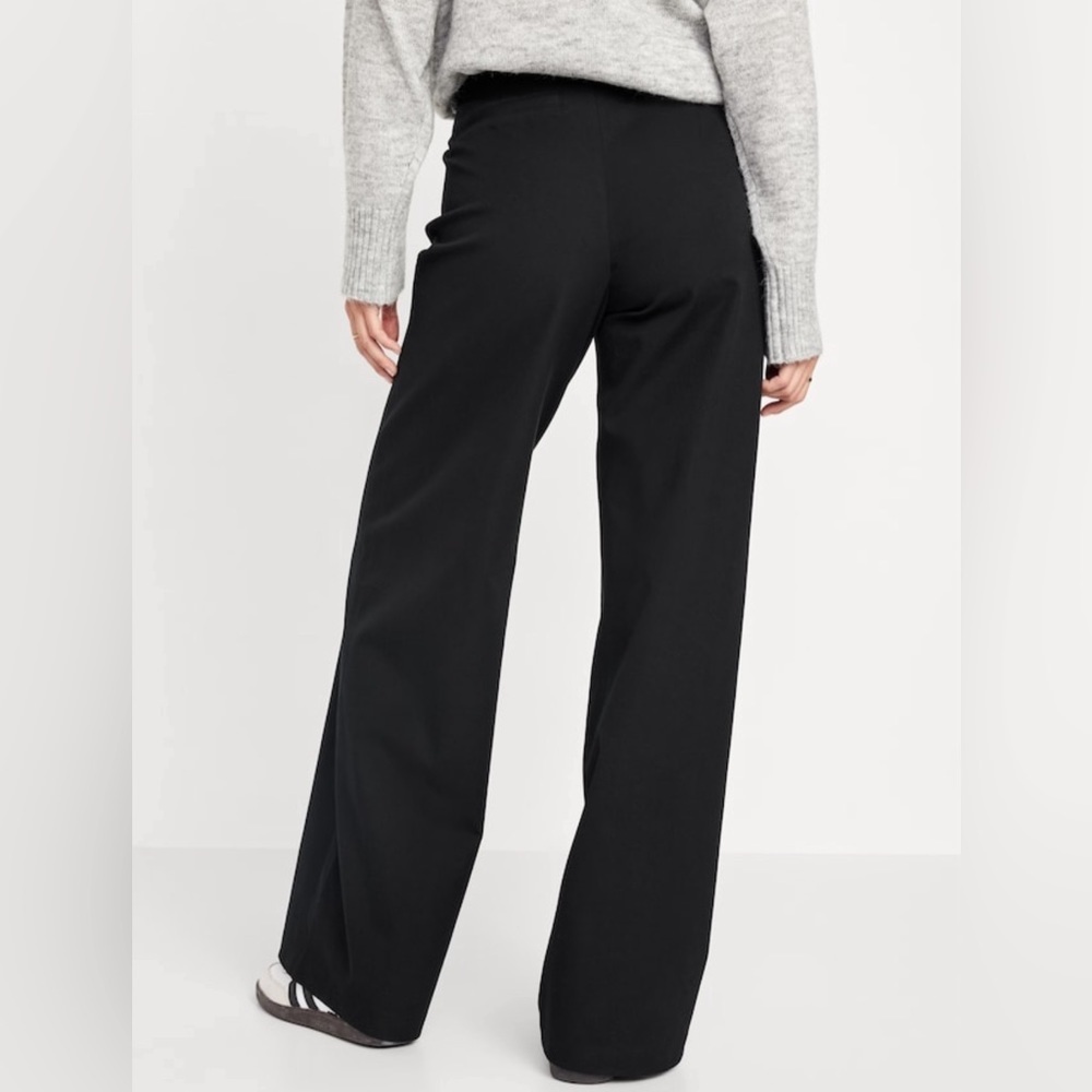 NWOT! Black High-Waisted Pull-On Pixie Wide-Leg Pants for Women - Multiple 🩶🩶 - Picture 2 of 8